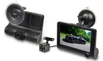 Three-Lens HD Car Dash Camera