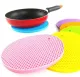 Kitchen Gadget Durable Silicone Round Non-slip Heat Resistant Mat 