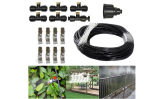 Misting Cooling System 19.6FT Fan Cooler Patio Garden Water Mister Mist Nozzles
