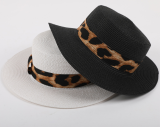 Leopard Women's Straw Hat