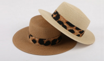 Leopard Women's Straw Hat