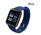 Smart Watch Bluetooth Sports Watch USB Rechargeable Heart Rate Oxygen Pressure Sleep Monitor Blood Pressure Passometer Alarm Clock Wristwatch Wearable Device for Men Women Kids