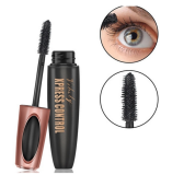 Waterproof Long Eyelashes Extension Make Up Mascara Silk Fiber Eyelash Black Mascara