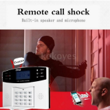 Wireless GSM SMS Home Burglar Security Alarm System Detector Sensor Kit Phone App Remote Control 