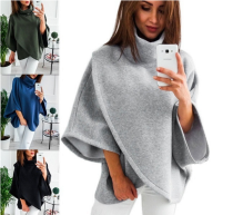 Women's Casual Long Sleeve Sweater Female Loose Striped Knitted Sweater Tops 