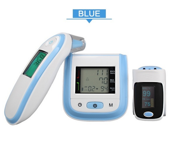 Baby thermometer Pulse Oximeter Blood Pressure Monitor Digital Infrared Thermometer oximetro with Gift Box