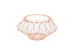 One Or Two Transforming Flexible Wire Basket for Fruit Bread or Decorative Items