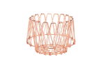     One Or Two Transforming Flexible Wire Basket for Fruit Bread or Decorative Items 