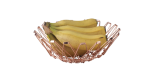     One Or Two Transforming Flexible Wire Basket for Fruit Bread or Decorative Items 