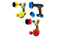 Three Piece Of Power Scrubber Cleaning Drill Brushes