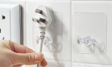 Wall Kitchen Storage Hook Power Plug Socket Holder