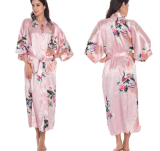 Women Satin Robe Silk effect Robes Night Sexy Robes Night Grow