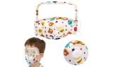 One ,Two Or Four Kid's Cotton Face Masks with Visor and Carbon Filters