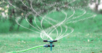 One Or Two 360° Automatic Rotating Adjustable Lawn Sprinkler