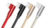 Four-Pack  Charge Cables for Android Type-C and Apple Devices