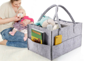 Portable Foldable Felt Diaper Storage Bag