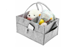 Portable Foldable Felt Diaper Storage Bag