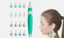 Spiral Ear Wax Remover Tool With 16 Disposable Tips