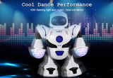 Electric Dancing Robot Toy With LED lighting Music swing Robot