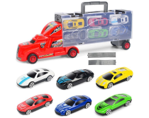 Portable Container Truck Alloy Automobile Simulation Car Model