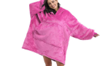 Oversized Plush Blanket Hoodie