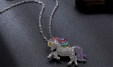 Unicorn Necklace Bracelet Set