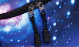 Unisex Canvas Zipper Galaxy Star Print Backpack With USB Port