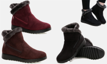 Women Waterproof Plush Warm Ankle Boot