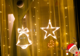 Christmas Window Decor Lights with Suction Cups