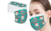 Christmas Three-Ply Disposable Face Masks