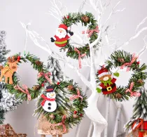 4 pcs Christmas Decoration Wreaths