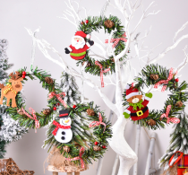 4 pcs Christmas Decoration Wreaths