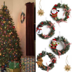 4 pcs Christmas Decoration Wreaths