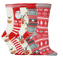 5-Pack Christmas Socks