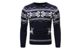 Men Christmas Knitted Sweater Jumper
