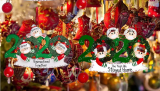 2020 Family DIY Handwritten Name Christmas Tree Hanging Pendant 