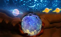 LED Projection Night Light with Rotary