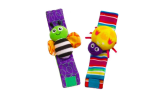  4Pcs Set Of  Baby Rattle Toy wrist Socks