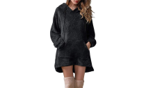 Women's Fluffy Long Pullover