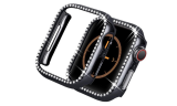 Crystal Bling Rhinestone Protective Snap-On Frame Case for Apple Watch