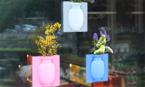 Silicone Sticky Wall Plant Vase