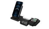 4 in 1 Fast Wireless Charging Station With Time Display