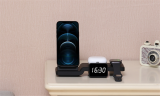 4 in 1 Fast Wireless Charging Station With Time Display