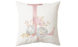 Pink Letter Pillow Cushion Cover