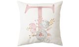 Pink Letter Pillow Cushion Cover