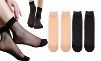  10 Or 20 Pairs Women's Nylon Ankle Short Sheer Socks