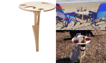 Outdoor Portable Wine Table 