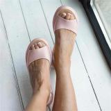 Women Summer Flat Shoes Fish Mouth Sandals 