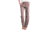 Women's Drawstring Elastic Waist Casual Pants with Pockets