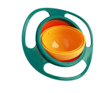Universal Gyro Bowl Dishes Anti Spill Bowl Smooth 360 Degrees Rotation Gyroscopic Bowl